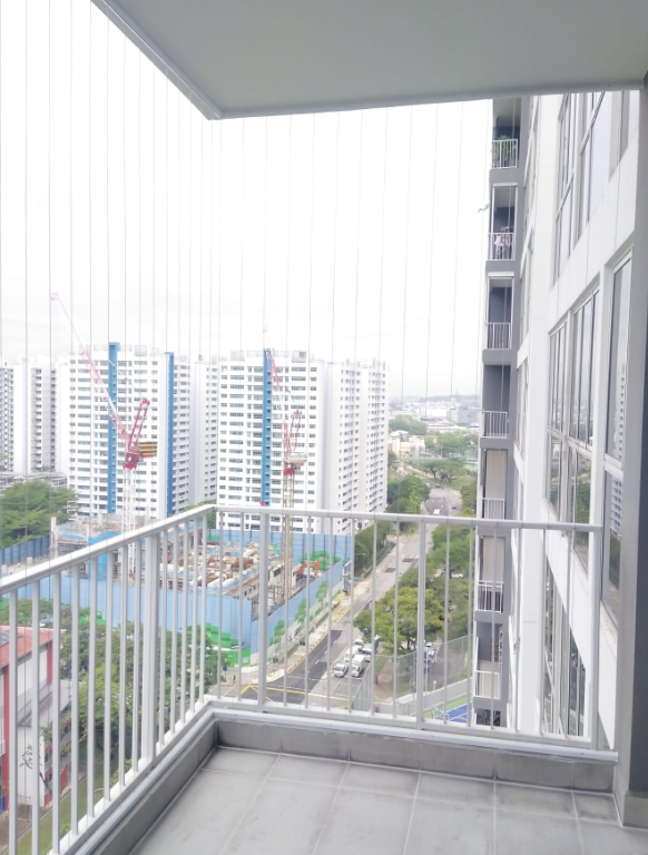 Fixed Invisible Grille for HDB Singapore